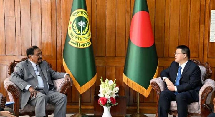 স্পিকার ও ডেপুটি স্পিকারের সঙ্গে চীনা রাষ্ট্রদূতের সৌজন্য সাক্ষাৎ