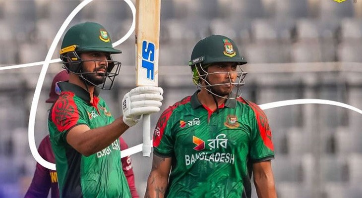দ্বিতীয় বলেই ফিরে গেলেন সাইফ হাসান, শুরুতেই বিপাকে বাংলাদেশ