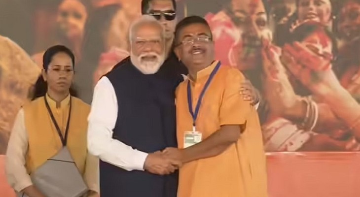 শুভেন্দু শপথ নিলেন, উপস্থিত ছিলেন নরেন্দ্র মোদিসহ ২০ রাজ্যের মুখ্যমন্ত্রী