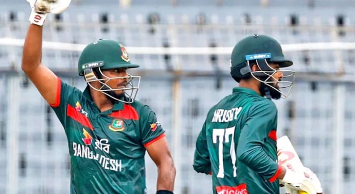 ৬১ রানে তিন উইকেট হারিয়েও বাংলাদেশের সংগ্রহ ২৭৪