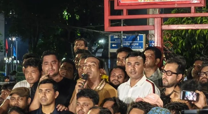 ছাত্রশিবিরের প্রতি ধিক্কার জানাচ্ছি: রাকিবুল ইসলাম